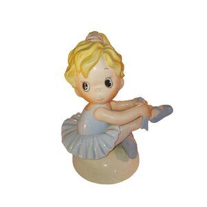 VINTAGE | Ballerina Porcelain | Blonde | CLASSIC TREASURES | Large Figurine